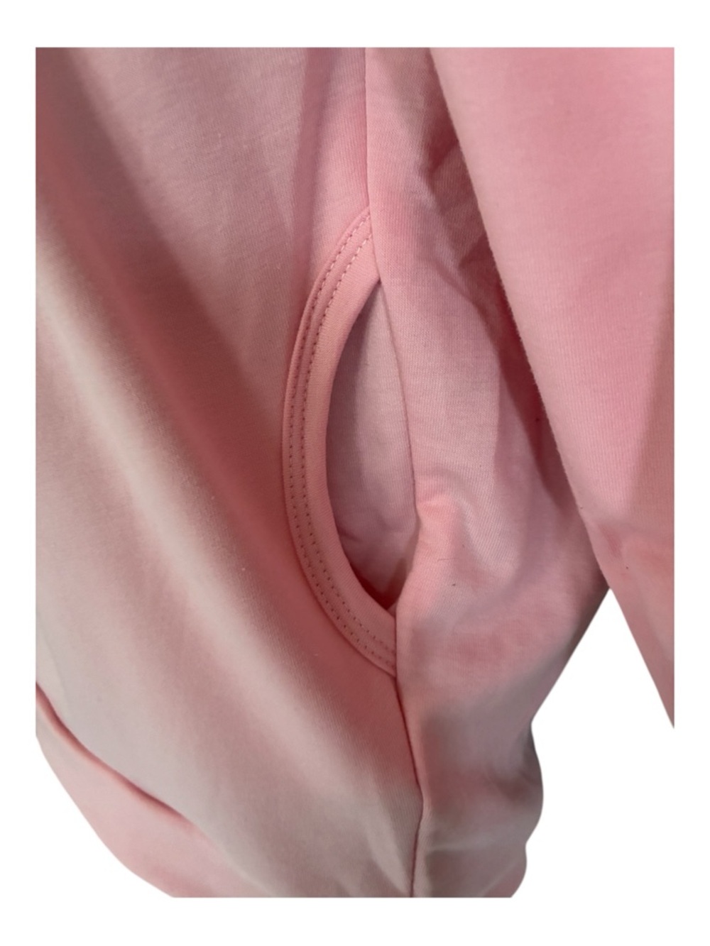 Baby Pink Coquette Balletcore Soft Girl Preppy Sweatshirt With Pockets Size S - Picture 4 of 8